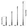 Handheld Selfie Stick Aluminium Alloy Adjustable Extension Rod with 1/4''