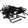 HAIKING Black Hexagon Socket Screws, 50 PCS M3 x 30mm