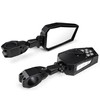 Aluminum UTV Side Mirrors With Led Rock Lights, Left Right