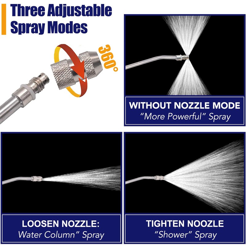 5Pack RV Water Heater Anode Rod & Flush Wand &