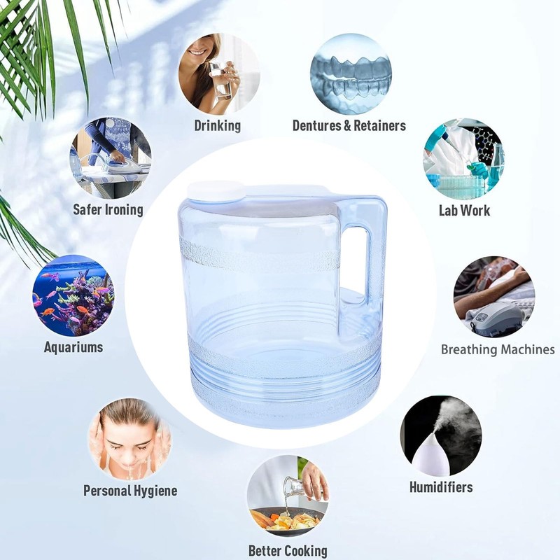 Ejoyous 1 Gallon/ 4L Water Container for Distiller, Replacement Collection
