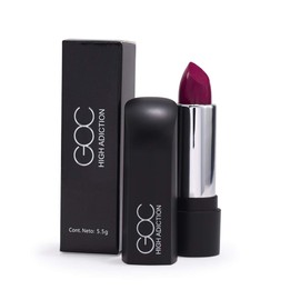 GOC, Labial mate, Lipstick High Adiction, Textura Suave, Larga duración, Color Bitter, GL508