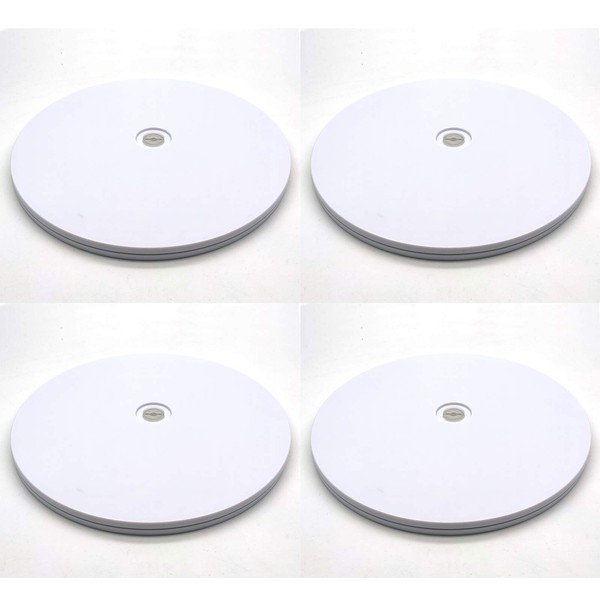 Round Lazy Susan,8",4-Pack,Addlike Heavy Duty Rotating Swivel Smooth Rotating Acrylic
