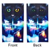 Bandana sin costuras, estilo ligero y protección, Galaxy gato, Talla