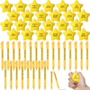 Meooeck 48 Pcs Motivational Star Stress Balls Inspirational Pens with