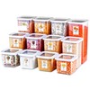 My Happy Home 12 Pcs Square Plastic Food Containers with