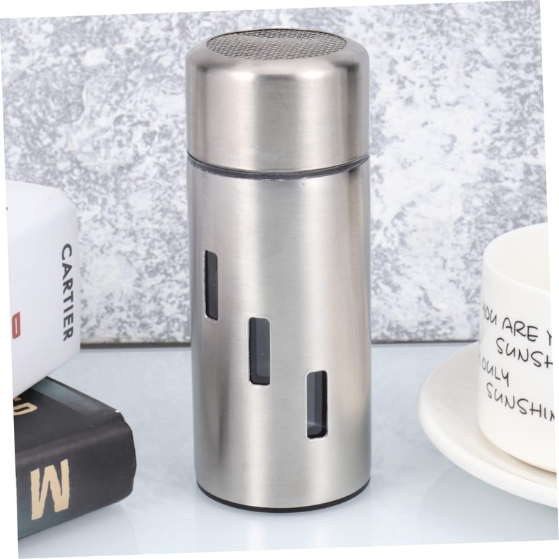 Ciieeo Stainless Steel Spice Tins Double Layer Mesh Seasoning Containers