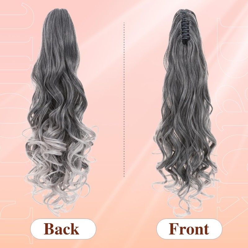Benehair Claw Clip in Ponytail Hair Extensions 24 Inches Long