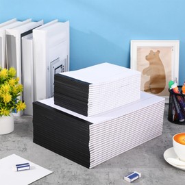 Affrolling 40 Pack Legal Pads Bulk 8.5 x 11 Inch and 5 x 8 Inch Note Pads, 50 Sheet/notepad, Wide Ruled Perforated Writing Notepads for School Students Teachers Office to Do Lists(White)