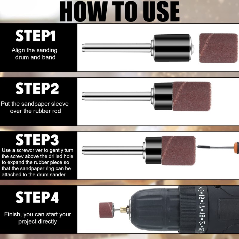 890 Pieces Sanding Drum Set for Drum Sander Include 864