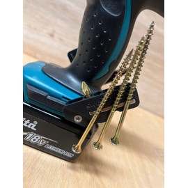 StealthMounts 4590 Magnetic Bit Holder for Makita | Makita Impact Drill Bit Holder (2 Pack) (Black)