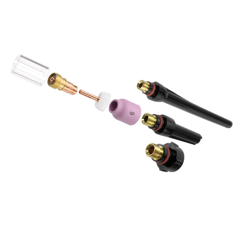 sourcing map 49pcs Tig Torch Kit for WP-17, WP-18, WP-26