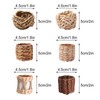 Natural Bamboo Straw Napkin Buckle Twine Napkin Corn Husk Napkin