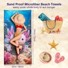 Violetpos Original Axolotl Beach Towel - Underwater Diving Animals Series