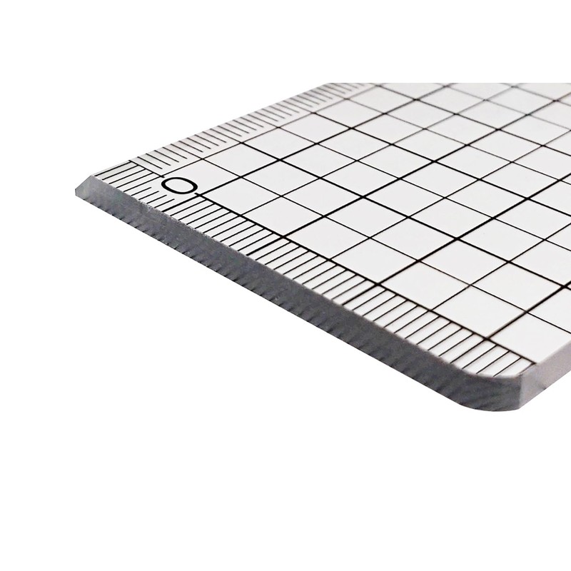 sinwa測定 Grid Straight Ruler Acrylic 30 cm 77089 