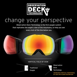 Zeal Optics Cloudfall Snow Goggle w/Bonus Lens, Dark Night/Jade Mirror