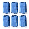 6Pcs Soccer Training Vest Bright Color Excellent Water Absorption Soccer