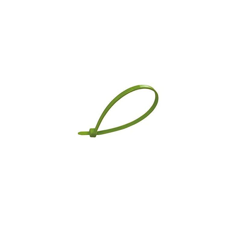 SIGNET 97060 Signet 100 Pack Nylon Cable Ties Fluorescent Green