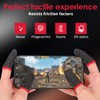 Josojoou 12 Pack Gaming Finger Sleeves, Ultra-Thin Silver Fiber Gaming