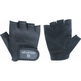 Silverton Pro Fitness Unisex Weightlifting Gloves - S, Black