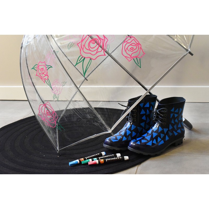 Elmer's Painters Opaque Paint Marker, Fine Point, Metallic Silver, 1