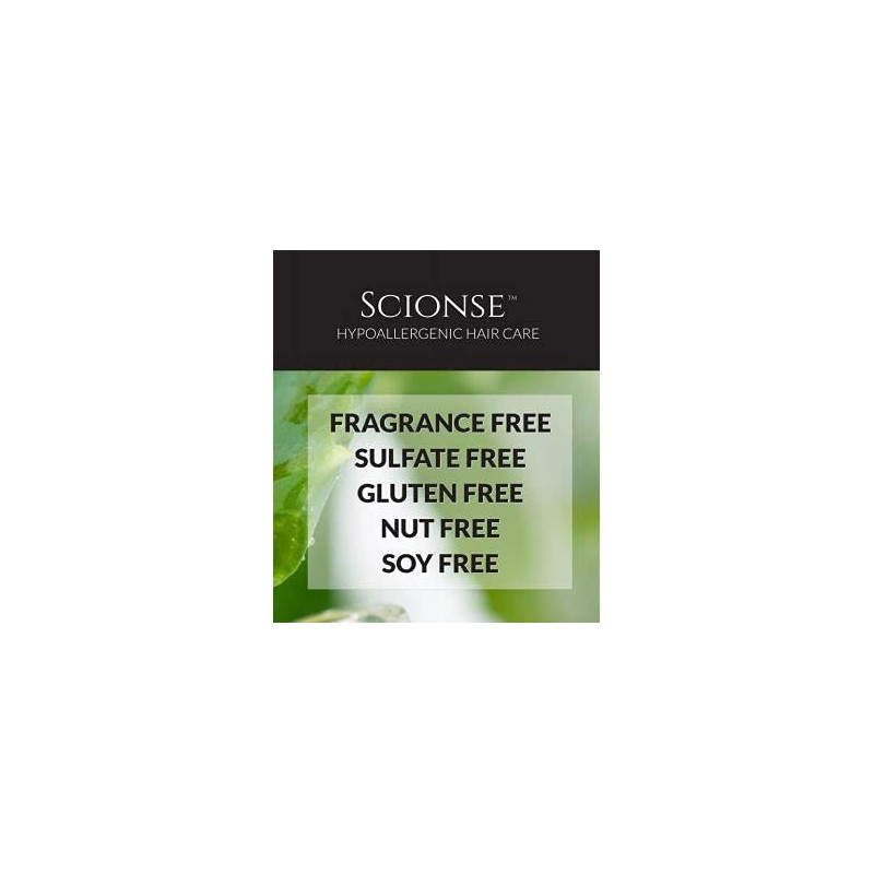 SCIONSE 4Frizz Hypoallergenic Frizz Control Mist, Fragrance Free, unscented
