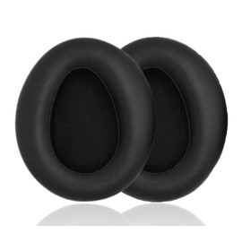 Replacement Ear Pads Compatible with Sony MDR-10RBT MDR-10RNC MDR-10R Headphones, Akkiv Replacement Ear Pads Made of Protein Leather and Memory Foam (Black)