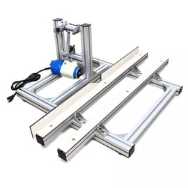 RustyVioum 110V 350W Electric Woodworking Edge Trimmer, 35.8” Wood Router Adjustable Electric PVC Edge Trimmer Portable Electric Hand Trimmer for PVC, Wood Board