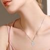 Pig Necklace 925 Sterling Silver Cute Animal Necklace with Heart