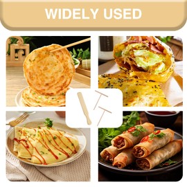 VARKAGE Set of 3 Crepes Distributors, T-Shape Dough Distributors for Crepes, Easy to Clean Crepes Maker Accessories for Pancakes Pancake