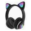 Hortahortamx Audifonos Infantiles Orejas De Gato Led - Bluetooth 5.4,