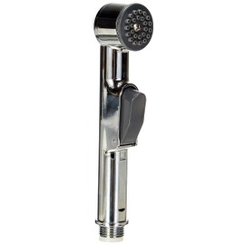 Ridder 091330 shower head with start/stop switch, approx. 182 x 32 mm, Santa Cruz, chrome, incl. gasket