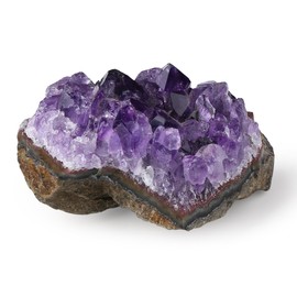GUJOXILA Amethyst Druze Rough Stone Irregular Crystals Druzy Crystal Gemstones Druzy Natural Geode Caves Healing Stones Reiki Large Healing Stone Cluster Druze Piece 50-70 g