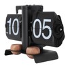 Digital Flip Clock 304 Stainless Steel Retro Battery Powered Mechanical