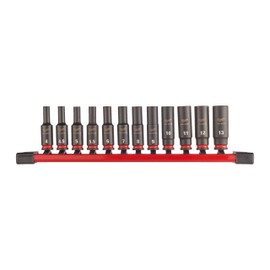 Milwaukee Shockwave 4932480453 Impact Socket Set for Impact Wrench 1/4 Inch Square 4-13 mm 20 Pieces