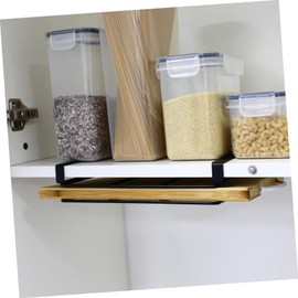 ULTECHNOVO Under Cabinet Kitchen Organizer Rack Multi Functional Utensil Hanger with No Drilling Installation Space Saving Design for Mugs and Tools for Home and Office Use