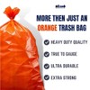 Plasticplace 55-60 gallon Trash Bags │ 1.2 Mil │ Orange