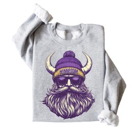 Olive Loves Apple Minnesota Football Sports Sweatshirt for Men Women Youth and Toddler Boys and Girls Gray Sweatshirt Adult Large