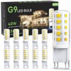TJOY G9 LED Bulb Daylight 4W, 40W T4 G9 Halogen
