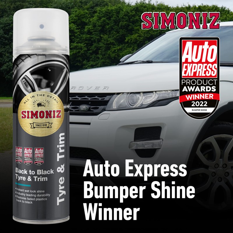 Simoniz SAPP0189A Tyre & Trim Shine, Black , 500 ml