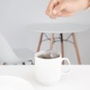 Olympia Oval Stainless Steel Tea Strainer with Chain and Hook