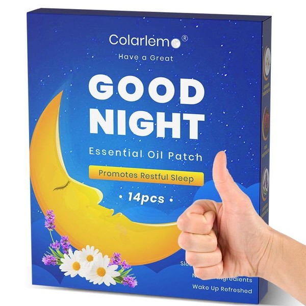 Colarlemo Good Night Essential Oil Patch - 14pcs Relaxing Aromatherapy