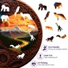 Round Wooden Jigsaw Puzzle - 246 Piece Yin Yang Nature
