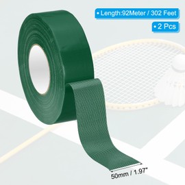 PATIKIL Pickleball Court Tape 2 in x 302ft, 2 Pcs Pickleball Court Marking Kit for Indoor/Outdoor Tennis Volleyball Badminton Court, Dark Green