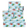 Boys Birthday Wrapping Paper - 6 Sheets of Wrapping Paper