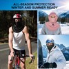 LOKZEER Balaclava Face Mask for Men Women: Lightweight Breathable Sweat-Absorbing