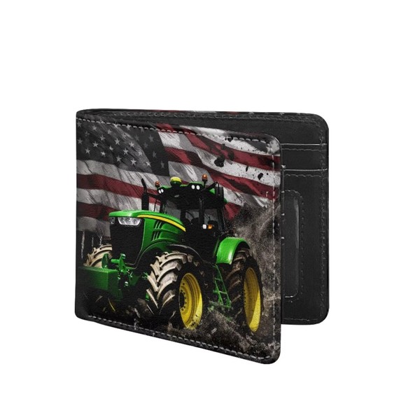 Coldinair Tractor Boys Wallet American Flag Wallets for Kids Aged