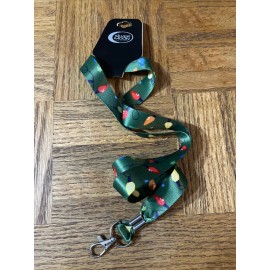 Silver Moon Christmas Lanyard Holiday Lights