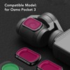 Light Pollution Reduction Filter for Osmo Pocket 3 Optical Glass
