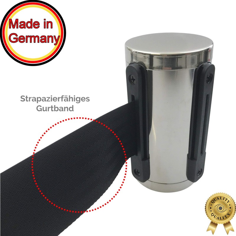 Kerafactum Barrier Distance Safety Pull Strap Band for Passenger Control